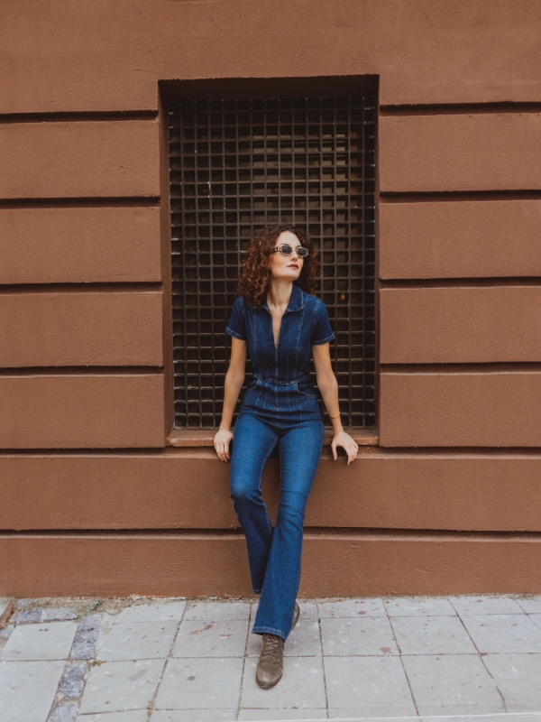 Combinaison jeans femme 2